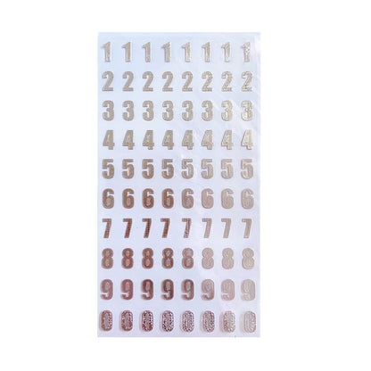 10 ชุดบัญชีมือสติกเกอร์ตัวอักษรและตัวเลข Diary Plan ชุดสติกเกอร์ DIY, Bronze Physical Letter, Bronze Cartoon Letter, Bronze Number, Hot Silver Physical Letter, Hot Silver Cartoon Letter, Hot Silver Number