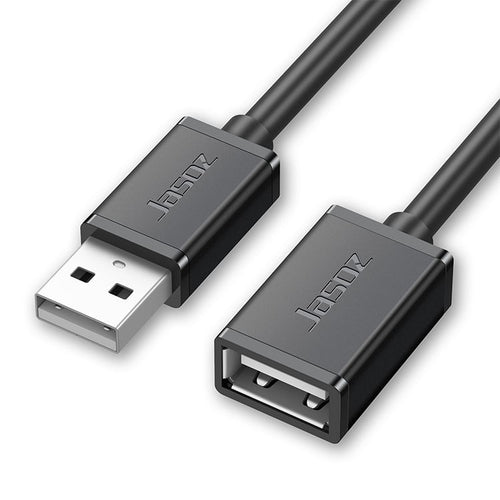 3 PCS Jasoz USB ชายกับหญิงสายเคเบิลข้อมูลส่วนต่อขยายแกนทองแดงที่ปราศจากออกซิเจน, Black 0.5m, Black 1m, Black 1.5m, Black 2m, Black 3m, Black 5m, Dark Blue 0.5m, Dark Blue 2m, Dark Blue 3m, Dark Blue 5m, Black 8m, Black 10m