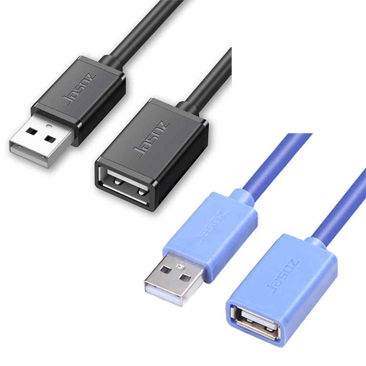 3 PCS Jasoz USB ชายกับหญิงสายเคเบิลข้อมูลส่วนต่อขยายแกนทองแดงที่ปราศจากออกซิเจน, Black 0.5m, Black 1m, Black 1.5m, Black 2m, Black 3m, Black 5m, Dark Blue 0.5m, Dark Blue 2m, Dark Blue 3m, Dark Blue 5m, Black 8m, Black 10m