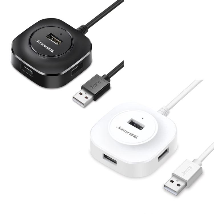 Jasoz High-Speed USB2.0 4-Ports HUB 1 ถึง 4 Docking HUB, Black 0.3m, Black 0.5m, Black 1.2m, White 0.3m, White 0.5m, White 1.2m