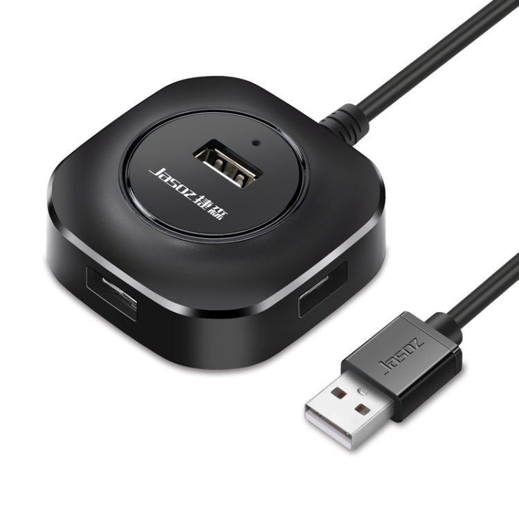 Jasoz High-Speed USB2.0 4-Ports HUB 1 ถึง 4 Docking HUB, Black 0.3m, Black 0.5m, Black 1.2m, White 0.3m, White 0.5m, White 1.2m