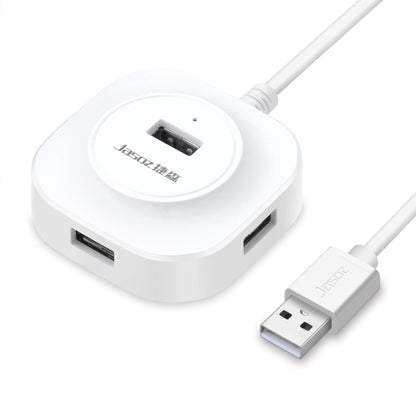 Jasoz High-Speed USB2.0 4-Ports HUB 1 ถึง 4 Docking HUB, Black 0.3m, Black 0.5m, Black 1.2m, White 0.3m, White 0.5m, White 1.2m