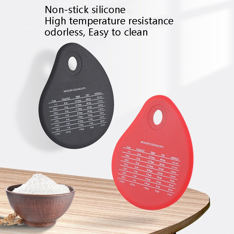3 PCS ซิลิโคนขูดครีม Steward Scraper Butter Cut มีด Wiper, Cut Knife Wiper(Black), Cut Knife Wiper(Red)