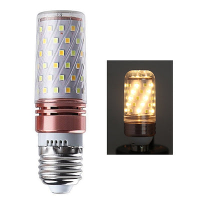 3 PCS No Flicker Corn Light Candle Bulb Screw Bulb, 12W-E14  Warm Light  Home Style, 12W-E14  Three-color Light Home Style, 12W-E14  Neutral Light Home Style, 12W-E14  Warm Light Engineering, 12W-E14  Three-color Light Engineering                      ...