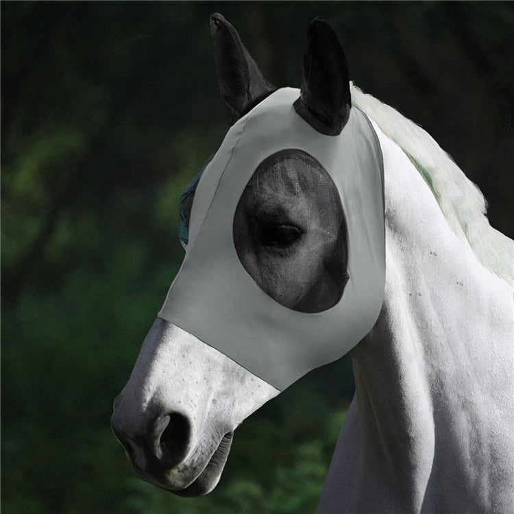 MMZ-001 หน้ากากม้าระบายอากาศยุงแมลงและอุปกรณ์ขี่ม้าหน้ากากบิน, Horse Mask (Purple), Horse Mask (Rose Red), Horse Mask (Grey), Horse Mask (Black)