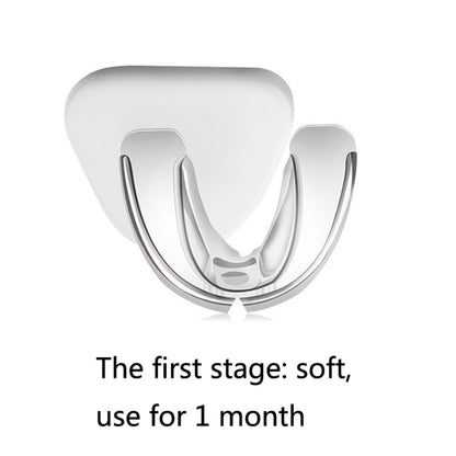 2 PCS วงเล็บปีกกาแบบใสเครื่องมือจัดฟันกีฬาชกมวยฟันยามปาก, First Stage, Second Stage, Third Stage