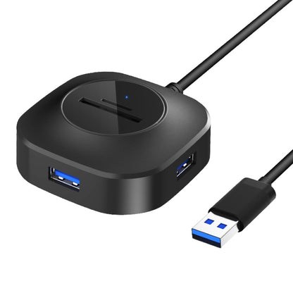 พอร์ต USB 3 พอร์ต + เครื่องอ่านการ์ด TF/SD คอมพิวเตอร์โน้ตบุ๊คตัวแยกฮับความเร็วสูง, H25-2.0, H25-3.0