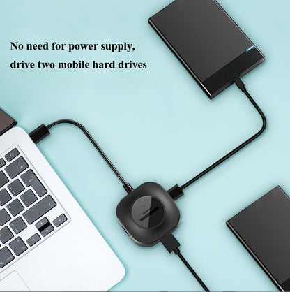 พอร์ต USB 3 พอร์ต + เครื่องอ่านการ์ด TF/SD คอมพิวเตอร์โน้ตบุ๊คตัวแยกฮับความเร็วสูง, H25-2.0, H25-3.0