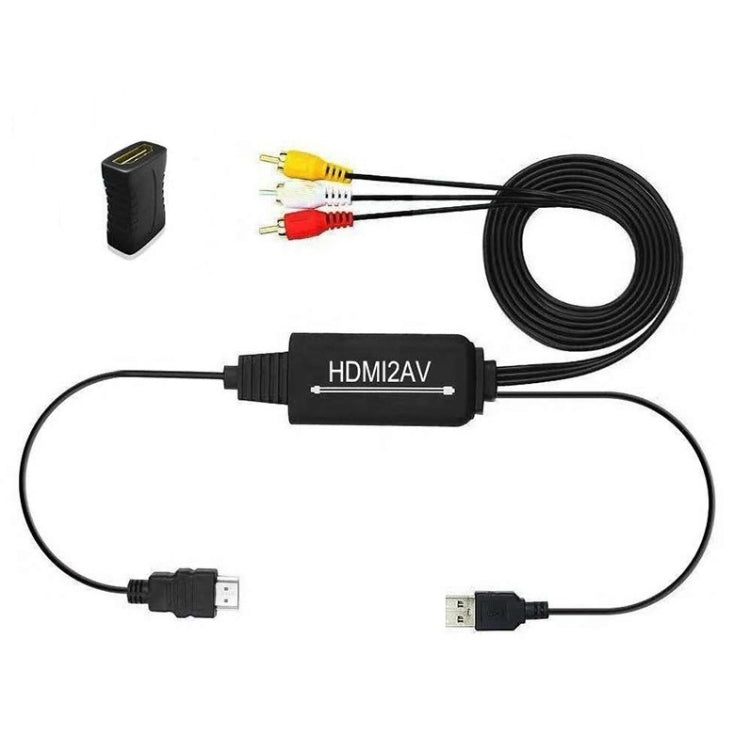 RL-HTAL1 ตัวแปลง HDMI เป็น AV ข้อมูลจำเพาะ:, Male to Male Confinement + HDMI Converter, Female to Male Split