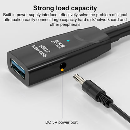 D.Y.TECH USB 3.0 สายเคเบิลต่อขยายชายกับหญิงสายเคเบิลข้อมูลชิปป้องกันคู่, ความยาว:, 10m, 15m