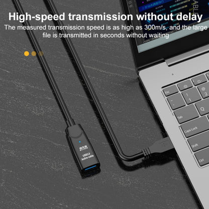 D.Y.TECH USB 3.0 สายเคเบิลต่อขยายชายกับหญิงสายเคเบิลข้อมูลชิปป้องกันคู่, ความยาว:, 10m, 15m