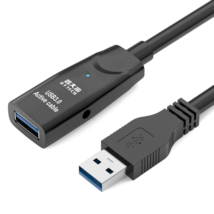 D.Y.TECH USB 3.0 สายเคเบิลต่อขยายชายกับหญิงสายเคเบิลข้อมูลชิปป้องกันคู่, ความยาว:, 10m, 15m
