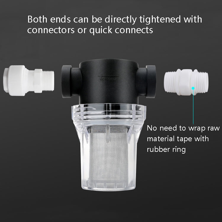 ท่อน้ำหน้าพลาสติกกรองสวนชลประทานเครื่องกรองน้ำ ข้อมูลจำเพาะ:, 4 Points Interface 40 Mesh