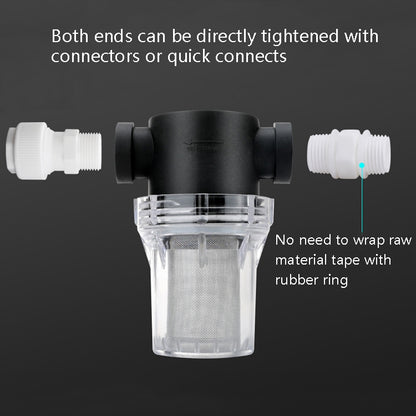 ท่อน้ำหน้าพลาสติกกรองสวนชลประทานเครื่องกรองน้ำ ข้อมูลจำเพาะ:, 4 Points Interface 40 Mesh