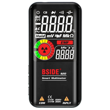 BSIDE S20 เครื่องทดสอบมัลติมิเตอร์รังสีแม่เหล็กไฟฟ้าหน้าจอขนาดใหญ่อัจฉริยะ, S20