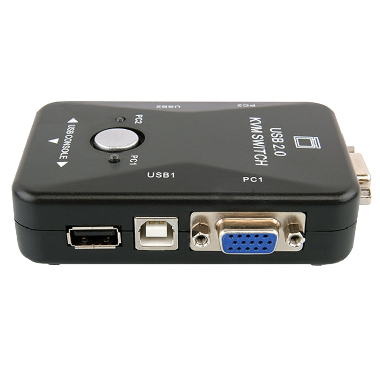 HW1701 2 เข้า 1 ออก KVM Switcher 2 พอร์ตคู่มือการใช้งาน VGA สวิตช์ USB พร้อมการสลับเมาส์คีย์บอร์ด, HW1701
