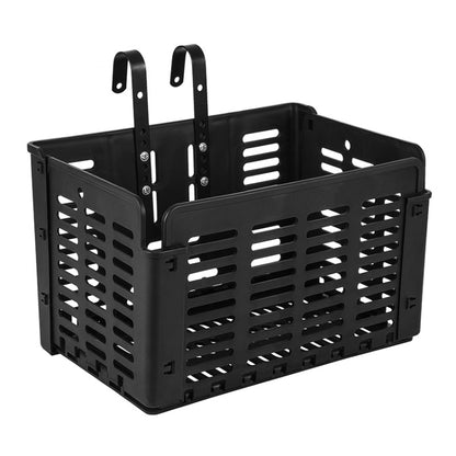 WEST BIKING ตะกร้าจักรยานพับได้ Quick Release Basket ตะกร้าอาหารแบบพกพา, WEST BIKING Bicycle Food Basket