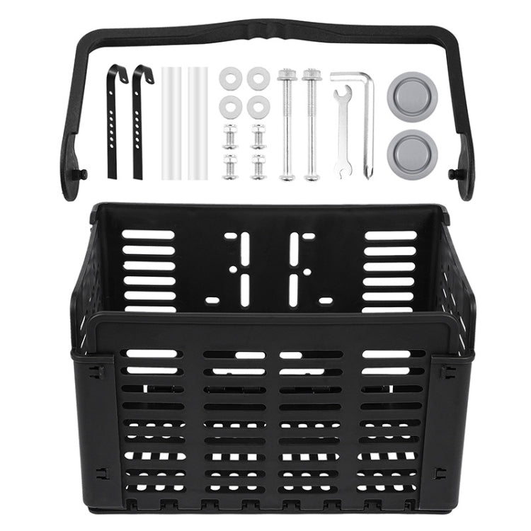 WEST BIKING ตะกร้าจักรยานพับได้ Quick Release Basket ตะกร้าอาหารแบบพกพา, WEST BIKING Bicycle Food Basket