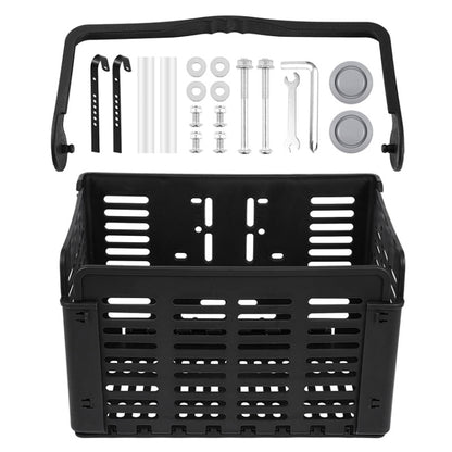 WEST BIKING ตะกร้าจักรยานพับได้ Quick Release Basket ตะกร้าอาหารแบบพกพา, WEST BIKING Bicycle Food Basket