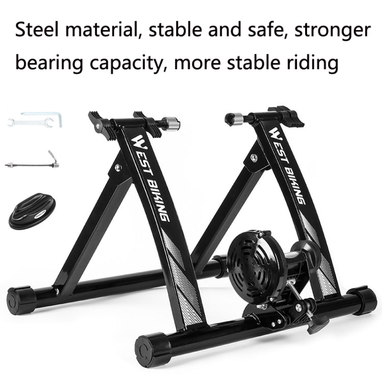 WEST BIKING YP1402008 แร็คจอดจักรยานในร่มแพลตฟอร์มฝึกปั่นจักรยานอุปกรณ์ออกกำลังกาย Road Mountain Bike แร็คจอดจักรยาน, WEST BIKING YP1402008