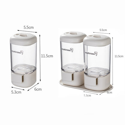 Marbrasse Metering กล่องปรุงรส ชนิดกด ขวดปรุงรส โรตารี่ ซีล ครัวเรือน ครัว เครื่องปรุงรส Can, Single, Metering