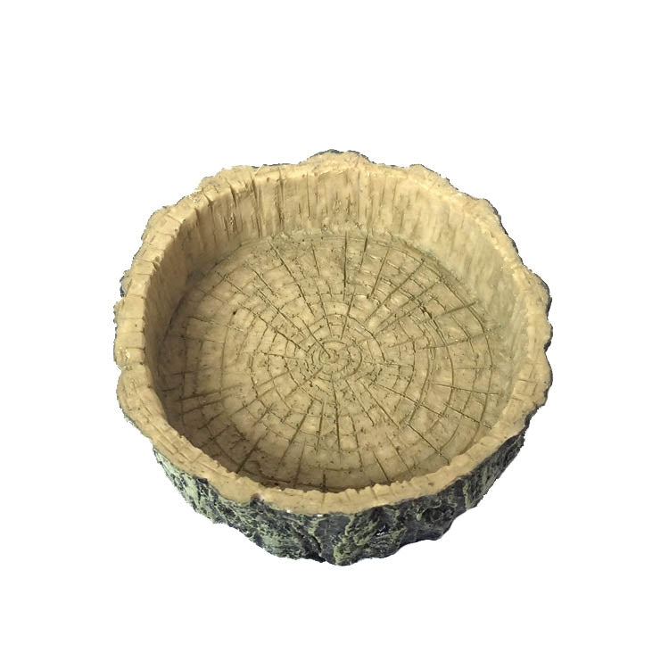 อ่างอาหารสัตว์เลื้อยคลาน เต่า จิ้งจก งู อ่างน้ำ, 3 PCS Little Red Food Bowl, 2 PCS Small Gray Food Bowl, 2 PCS Wood Pattern Food Bowl, 2 PCS Large Food Bowl