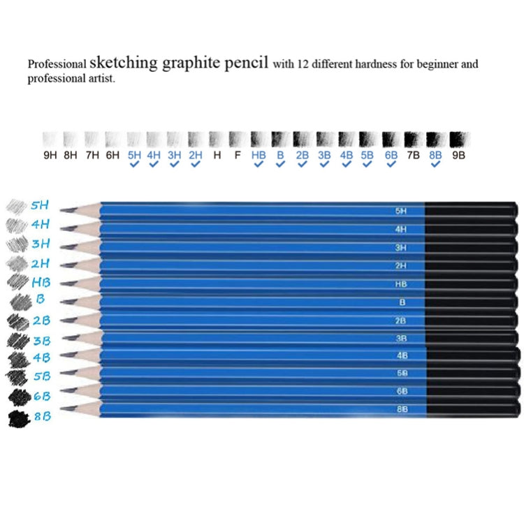 72 in 1 Sketch ดินสอสีชุดนักเรียน Hand-Painted Art ดินสอสี, Hand-Painted Art Pencil