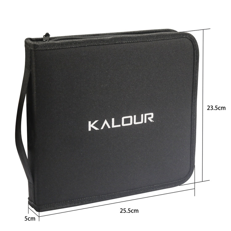 KALOLR YW-PC083 83 in 1 เครื่องมือร่างแบบพกพาชุดวาดภาพร่างตะกั่วสีละลายน้ำได้, YW-PC083