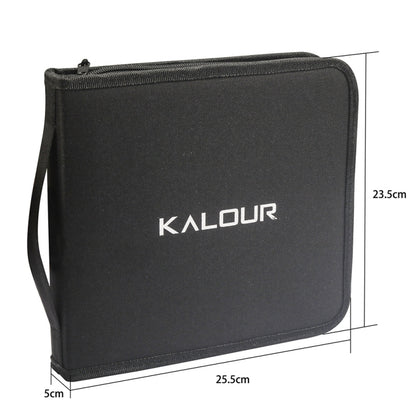 KALOLR YW-PC083 83 in 1 เครื่องมือร่างแบบพกพาชุดวาดภาพร่างตะกั่วสีละลายน้ำได้, YW-PC083