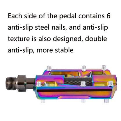 1 คู่ PROMEND สาม Peilin แบริ่งอลูมิเนียม CNC จักรยานที่มีสีสันเหยียบ, PD-M86CY, PD-R87CY