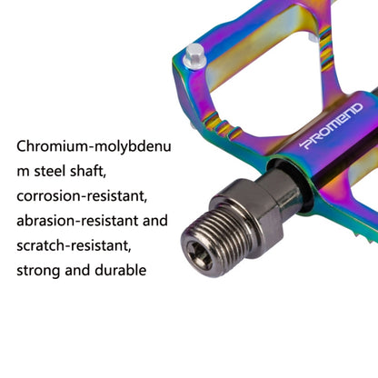 1 คู่ PROMEND สาม Peilin แบริ่งอลูมิเนียม CNC จักรยานที่มีสีสันเหยียบ, PD-M86CY, PD-R87CY