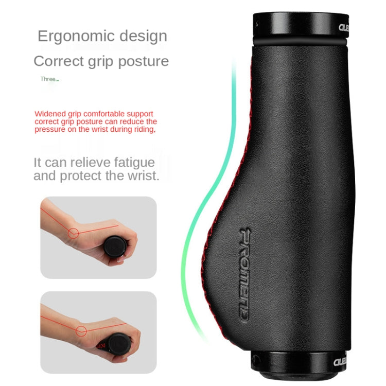 1 คู่ PROMEND GR-502H จักรยานจักรยานเสือภูเขาจักรยานพับล็อคถุงมือลูกชิ้นตามหลักสรีรศาสตร์, GR-502H Brown, GR-502H