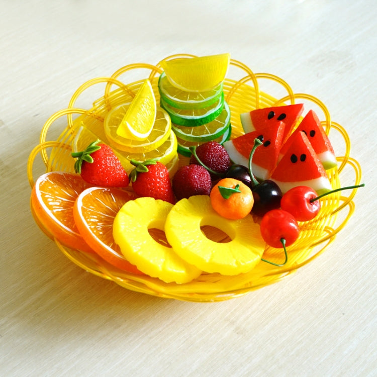 ผลไม้ปลอม Slice ยิง Props จำลองผลไม้ Slice รุ่นตกแต่ง Props ยิง