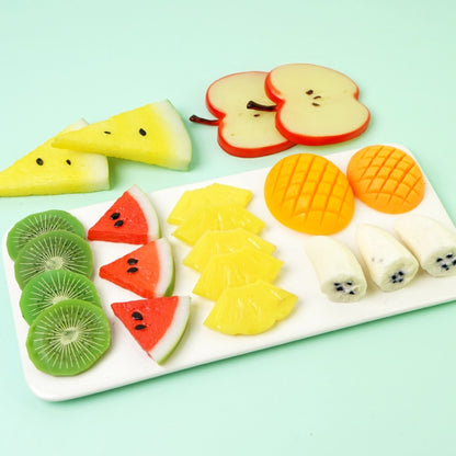 ผลไม้ปลอม Slice ยิง Props จำลองผลไม้ Slice รุ่นตกแต่ง Props ยิง