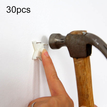 100 PCS Press-Free ตะขอแขวนเล็บผนังแข็งแรงที่มองไม่เห็น Staple Staple กรอบรูป Photo Wall ไม่มี Trace Nails, Specification:, Extra Large, Large, Medium, Card Slot