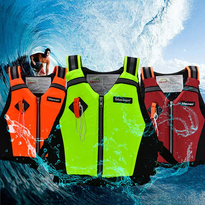 ลักษณะ QP2025 เสื้อพยุงตัวเรือมังกรเรือคายัค Paddle Board เสื้อพยุงตัว, Green, Orange, Red