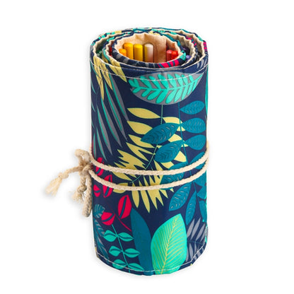 ดินสอสี 72 สีตั้งดินสอสีกราฟฟิตีที่วาดด้วยมือ, With Roller Shutter Pencil Case