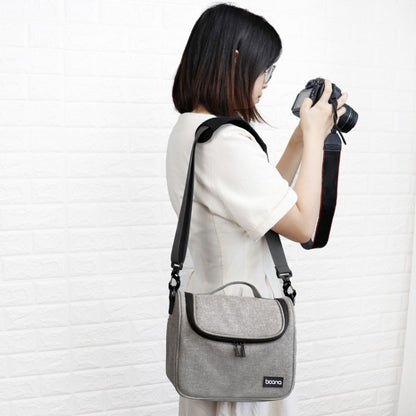 Baona BN-H011 กระเป๋ากล้องดิจิตอล SLR กระเป๋าสะพายเก็บเลนส์, BN-H011 (Black), BN-H011 (Gray)
