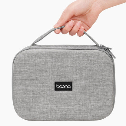 Baona BN-F011 สายไฟแล็ปท็อปกล่องป้องกันที่เก็บข้อมูลดิจิทัล, Gray, Black, Extra Large Gray, Extra Large Black
