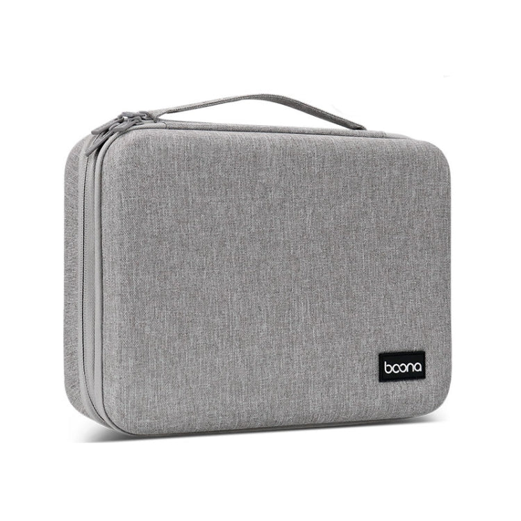Baona BN-F011 สายไฟแล็ปท็อปกล่องป้องกันที่เก็บข้อมูลดิจิทัล, Gray, Black, Extra Large Gray, Extra Large Black