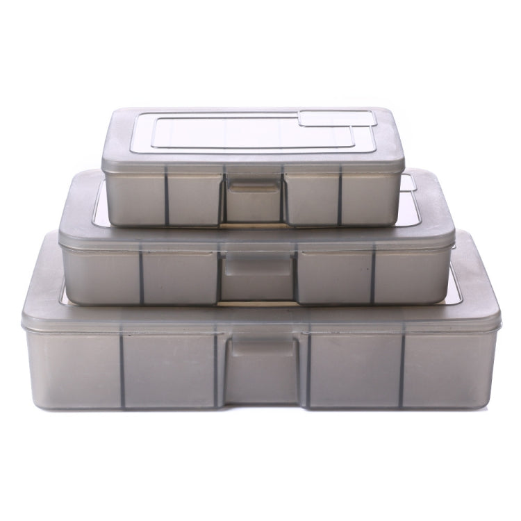 4 PCS HENGJIA qt051 5 Grids Fishing Tackle Box Storage Box, ขนาด:, Small, Medium, Large