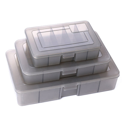 4 PCS HENGJIA qt051 5 Grids Fishing Tackle Box Storage Box, ขนาด:, Small, Medium, Large