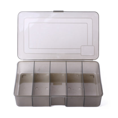 4 PCS HENGJIA qt051 5 Grids Fishing Tackle Box Storage Box, ขนาด:, Small, Medium, Large
