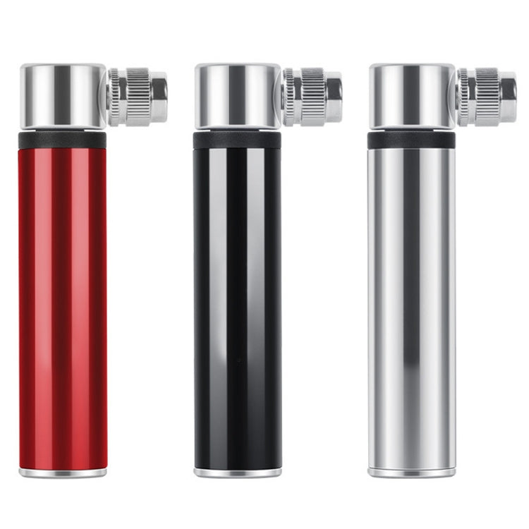 คู่มือจักรยานมินิแบบพกพาอลูมิเนียมอัลลอยด์ปั๊มบาสเก็ตบอลกระบอกลม, Aluminum Alloy Pump(Black), Aluminum Alloy Pump(Red), Aluminum Alloy Pump(Silver)
