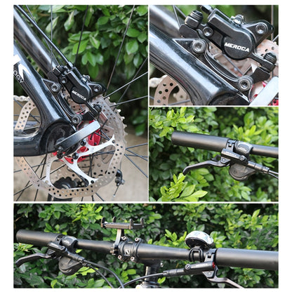 Meroca M800 จักรยานเบรคจักรยานเสือภูเขาสากลทวิภาคีเบรคความดันน้ำมันดิสก์เบรกสไตล์:, 1 Pair Oil Brakes, 1 Pair Oil Brakes + 1 Pair Disc Brakes, Right Front 800mm, Left Back 1400mm, Right Front 800mm + Disc Brake, Left Back 1400mm + Disc Brake