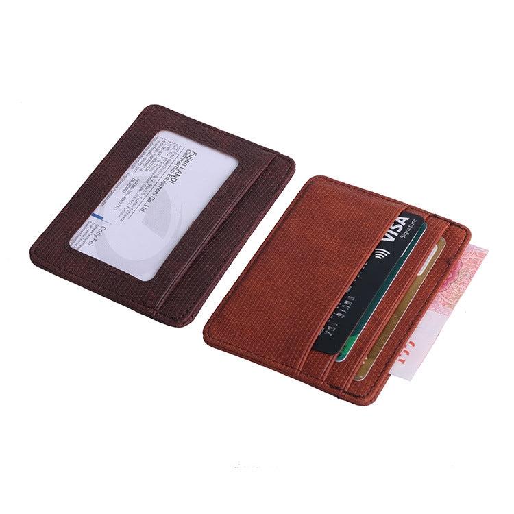 2 PCS KT1002 RFID Function Lizard Pattern Bank Card Holder PU Business Card Case
