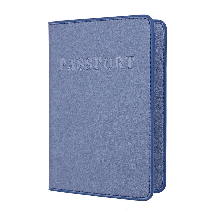 2 PCS MS101 Frosted PU Multi-Card Passport Holder Travel Abroad Passport Card Holder, Blue, Khaki, Pink, Sky Blue, Dirty Yellow, Big Red