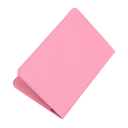2 PCS MS101 Frosted PU Multi-Card Passport Holder Travel Abroad Passport Card Holder, Blue, Khaki, Pink, Sky Blue, Dirty Yellow, Big Red