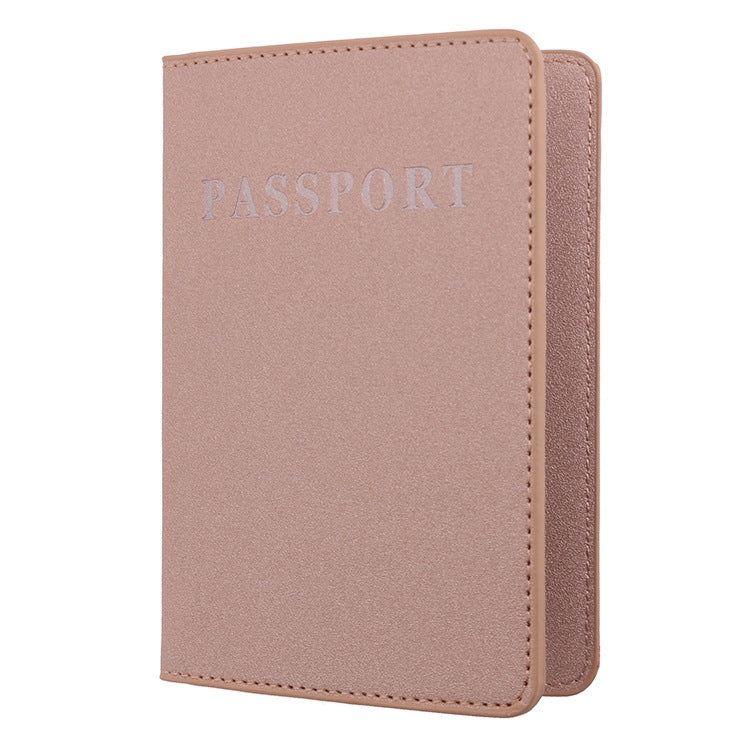 2 PCS MS101 Frosted PU Multi-Card Passport Holder Travel Abroad Passport Card Holder, Blue, Khaki, Pink, Sky Blue, Dirty Yellow, Big Red