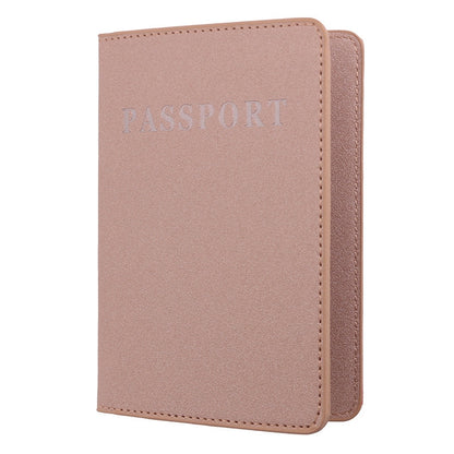 2 PCS MS101 Frosted PU Multi-Card Passport Holder Travel Abroad Passport Card Holder, Blue, Khaki, Pink, Sky Blue, Dirty Yellow, Big Red